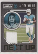 2021 Panini Playbook Next Up Jerseys Jaylen Waddle #NXT-JWA Rookie RC 0q3