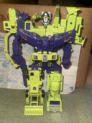 Devastator 100% Complete Vintage 1985 G1 Transformers Hasbro Action Figure