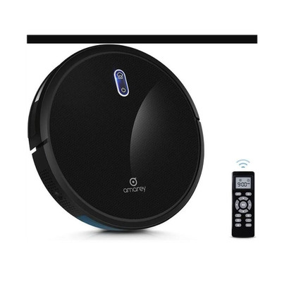 Amarey A800 Cordless Bagless Robotic Vacuum Black w/ Remote Control