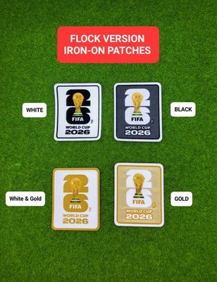 US Mexico Canada 2026 World Cup Flock Sleeve Iron-On Patches