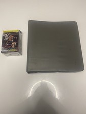 Topps WWE Card Binder 450+ Lot and empty box.