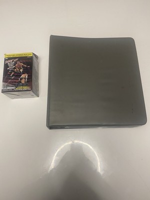 Topps WWE Card Binder 450+ Lot and empty box. | eBay