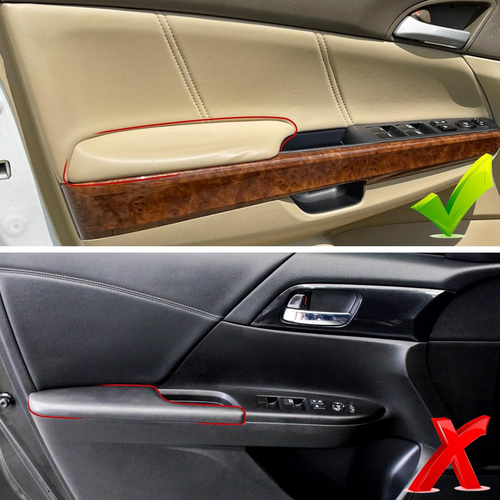 Kompatibel mit Honda Accord Hecktürverkleidungen Armlehne Deckel 2008-2012, 2 Stück PU - Bild 2 von 12