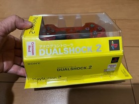 PS2 PlayStation2 Controller DualShock 2 SCPH-10010 Crimson Red Color with BOX