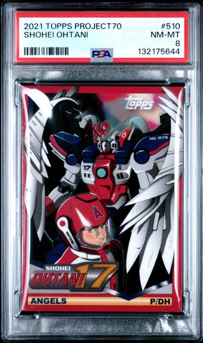 2021 TOPPS PROJECT70 #510 SHOHEI OHTANI PSA 8