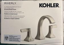 Kohler Riverly Widespread Bathroom Sink Faucet Brushed Nickel - 1PR38330-4D
