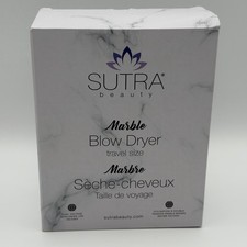 SUTRA Beauty Marble Travel Size Blow Dryer 1000 W Dual Voltage Open Box Unused