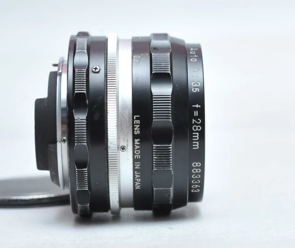 Nikon NIKKOR f/3.5 Camera Lenses 28mm Focal for sale | eBay