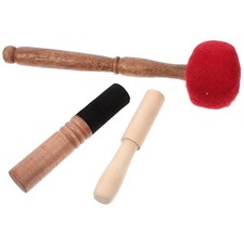 3Pcs Singing Bowl Mallet Tibetan Singing Bowl Striker Wooden Sound Bowl Sticks
