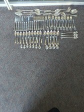 72 Pc Oneida Craft Chateau Stainless Steel Flatware Set