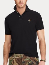 Ralph Lauren Polo Custom Fit Bear Mesh Polo Medium