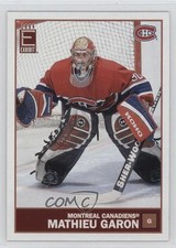 2003-04 Pacific Exhibit Blue Back 184/275 Mathieu Garon #76 t3w