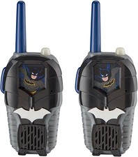 Batman Toy Walkie Talkies for Kids, Static Free Indoor and Outdoor Toys Black