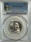 1948 Washington Quarter, MS 66 PCGS, NR.