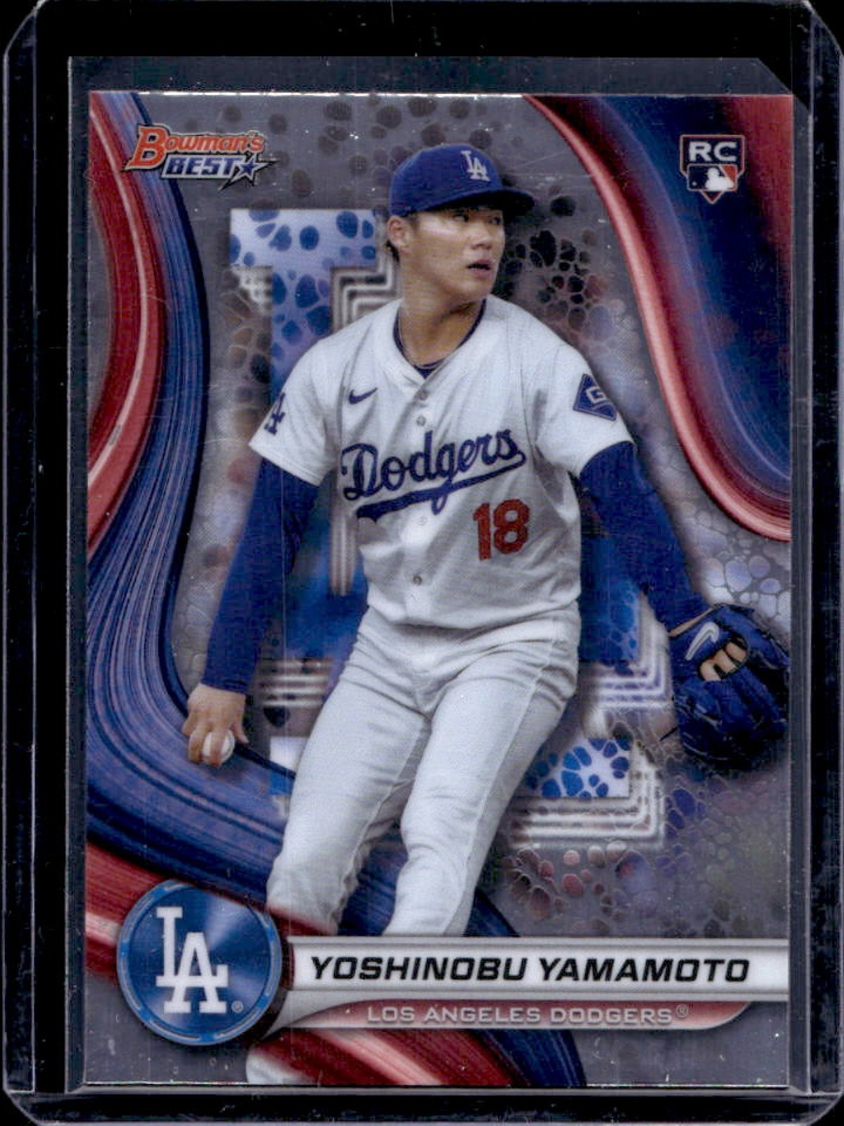 2024 Bowman's Best Yoshinobu Yamamoto Rookie RC #34 Dodgers