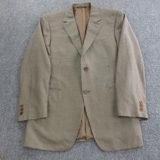 Canali Sport Coat Mens 50 Brown Check Silk Wool Tweed Made Italy Bloomingdales