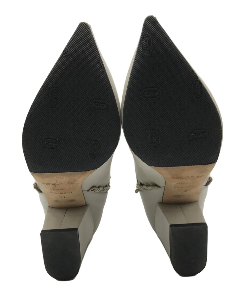 Botas Sergio Rossi para mujer talla 37 cuero gris Foto 4 de 4