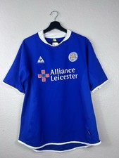 Leicester City 2003-2004 Home Soccer Jersey L Vintage Le Coq