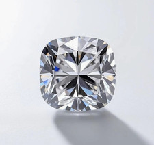 Loose 1 CT Cushion Cut Lab Grown CVD Diamond Natural D Color VVS1 Certified gems