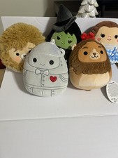 Squishmallows Set of 5 Wizard of Oz 6 Plush NWT Squishmallow Lot