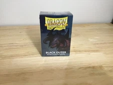 Dragon Shield Outer Sleeves Matte Black 100ct Standard Size Triple Sleeve