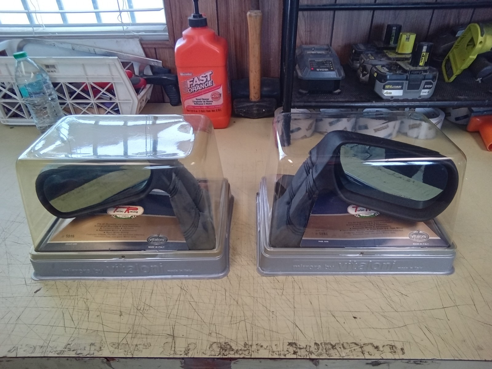 Ferrari vitaloni turbo racing mirror right and left hand lamborghini and pantera