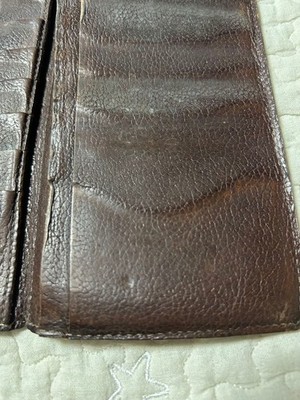 IL BISONTE Long Wallet 54_1_5472301340 Brown Leather Bi-Fold Used Slim Design