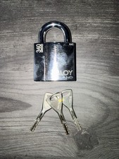 Genuine NEW  Abloy 340 PROTEC 2 Hardened Padlock. Includes 3 Keys.