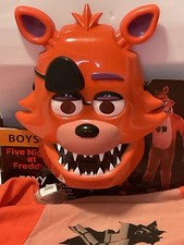 RUBIE  S FIVE NIGHTS AT FREDDY  S FOXY COSTUME SIZE 10-12 MASK GLOVE HOOK OUTFIT