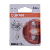 Lampe GlüHbirne Osram 12V 10W SV8,5-8 2BLI 6411-2BL