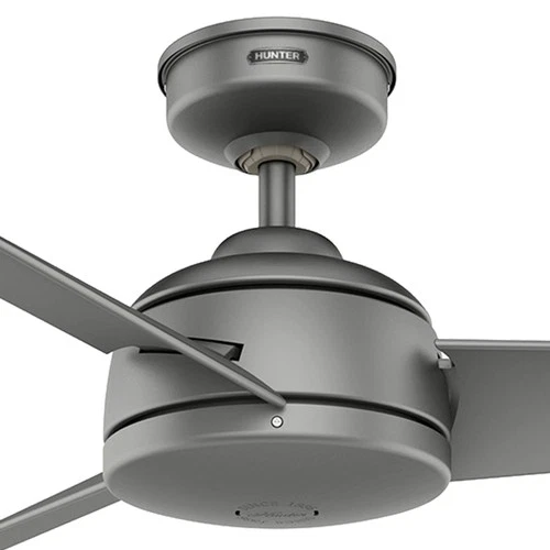 52" Hunter Trimaran Silver Wet Rated WeatherMax Fan with Wall Control - Picture 4 of 10