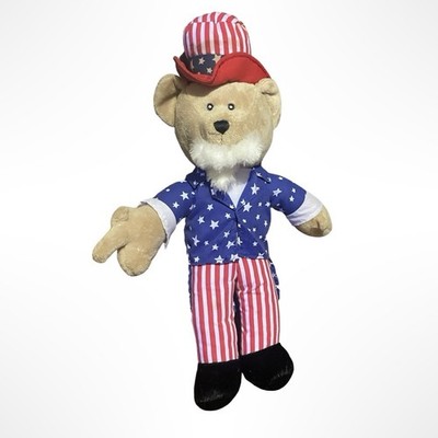 Uncle Sam bear plush 12 inch Sugarloaf 2009