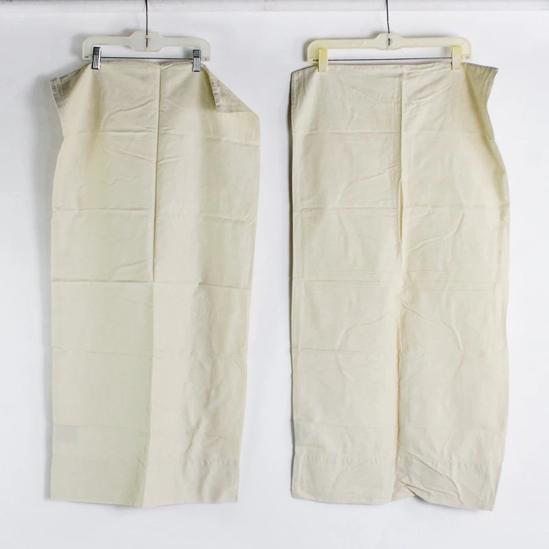 Set Of 4 Beige Nautica Flat & Fitted Sheet 2 Pillowcases 37.5" x 19" Queen Flaw - Image 4 of 4