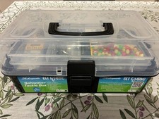 Shakespeare Get Fishing Saltwater Tackle Box Job Lot. Upgraded kit, 65 sea hooks