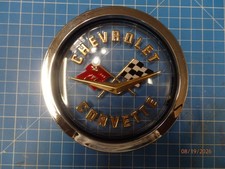 58-62 Fits Chevy Corvette Front Or Rear Gold Emblem - No Back Plate 58-62 Fits Chevy Corvette Front Or Rear Gold Emblem - No Back Plate