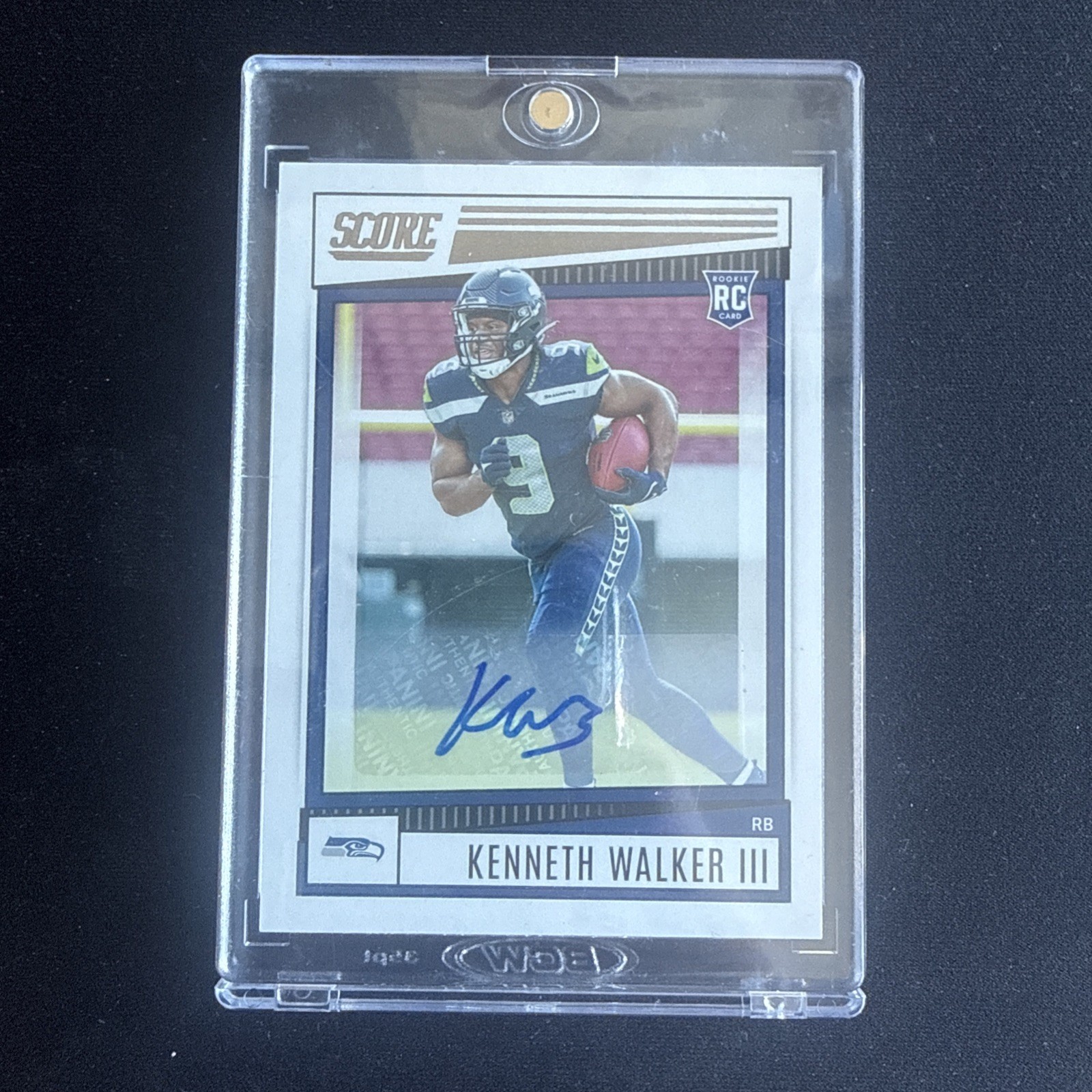 2022 Panini Score - KENNETH WALKER III ROOKIE AUTO