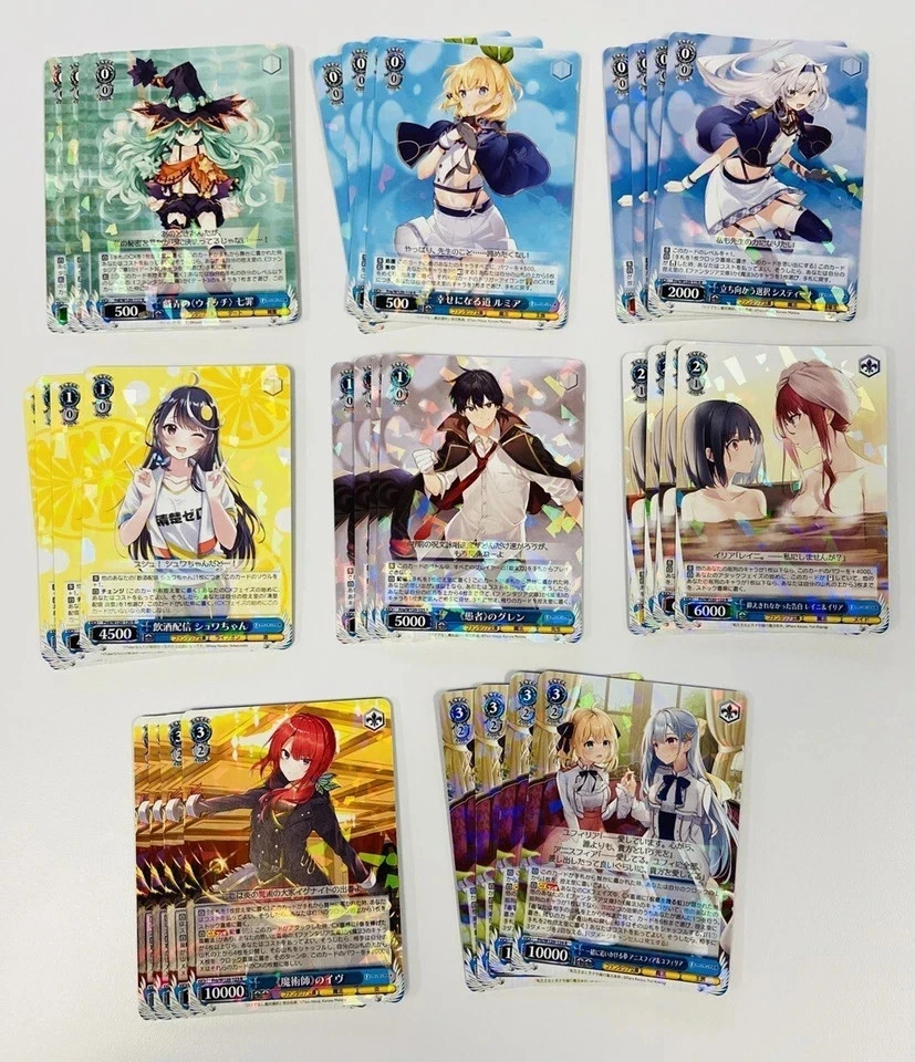 Playset Weiss Schwarz Fujimi Fantasia Bunko Vol 2 4 of Each RR/R/CR/U/C Play Set - Image 4 of 4