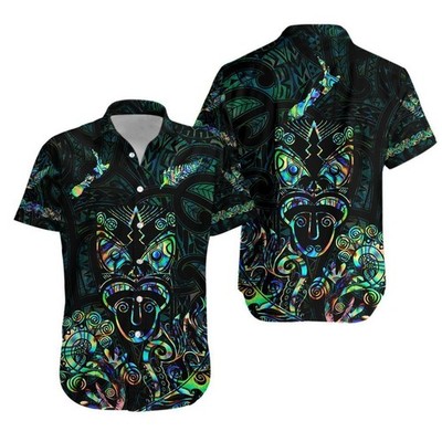 Maori Unisex Adult, Tropical Hawaiian Shirt, Aloha Party