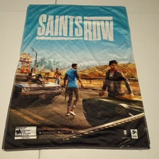 SAINTS ROW Fabric Gamestop Promo Display Banner 24" X 34"
