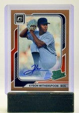 2026 Panini Donruss MLB Kyson Witherspoon Red Glitter Rated Prospects Auto /5