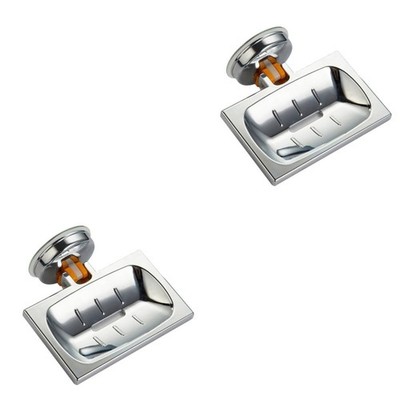  2 Pieces Dusch Seifenhalter Seifenschale Für Duschwand Seifenlagerregal