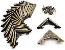 20-Pack Metal Book Corner Protector 4Mm Inner Height Book Corner Edge Cover for