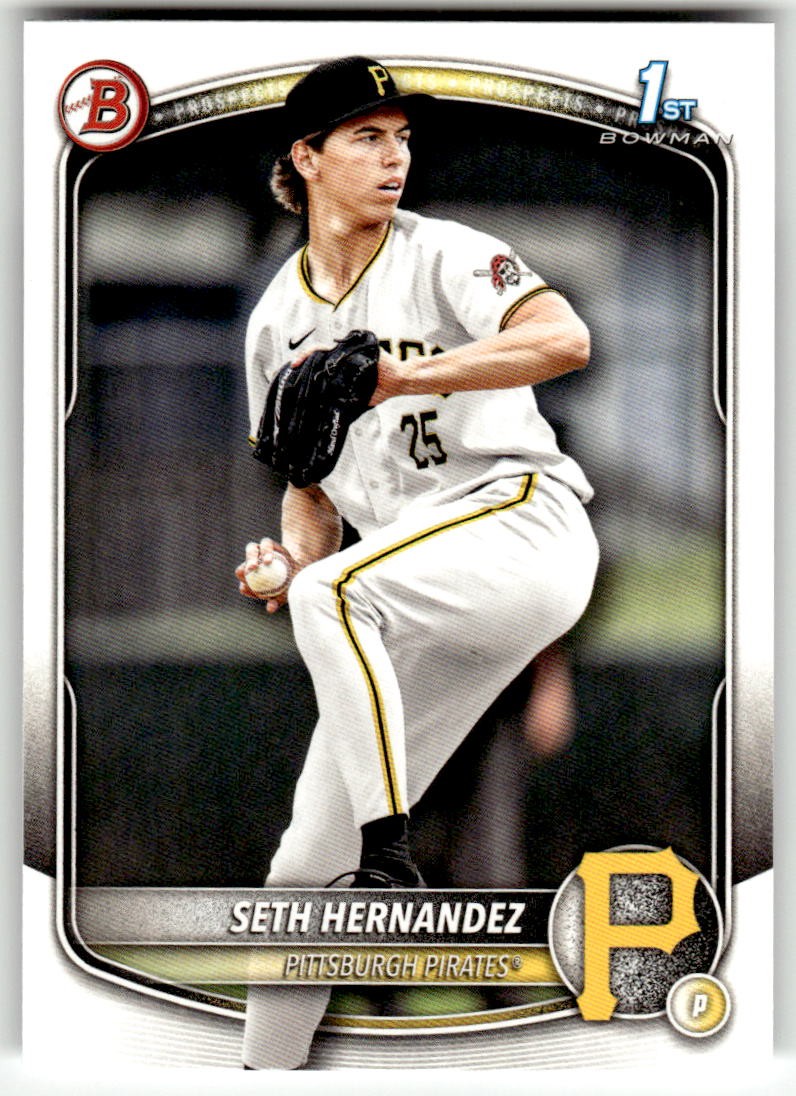 2025 Bowman Draft #BD-25 Seth Hernandez Pittsburgh Pirates Baseball 1st