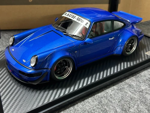 Ignition model 1/18 RWB 964 Metallic Blue Resin Cast Limited Edition IG3635 - Picture 1 of 8