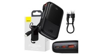 5902887070815 Powerbank Baseus Qpow Pro Z Kablem Lightning, USB-C, Usb, 10000Mah