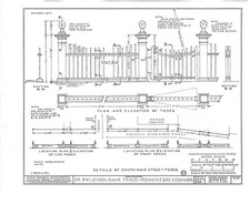 Dr. Philemon Dane Fence,41 South Main Street,Ipswich,Essex County,MA,HABS,4