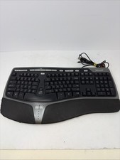 Microsoft Natural Ergonomic Keyboard 4000 v1.0 KU-0462 USB - Tested  Works