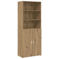 Schmales Highboard Artisan-Eiche 70X42,5X185 Cm Holzwerkstoff