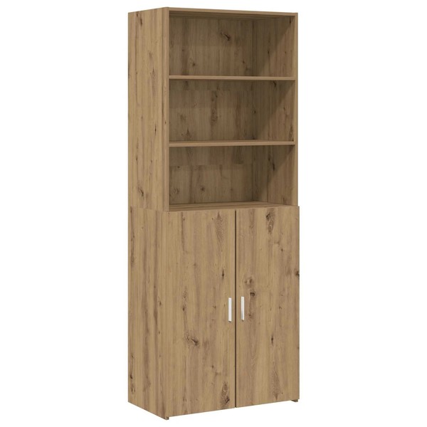Schmales Highboard Artisan-Eiche 70X42,5X185 Cm Holzwerkstoff-image