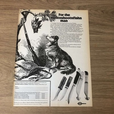 GUNS16 MAGAZIN WERBUNG 12X9 PUUKKO & PIKKU SPORTMESSER